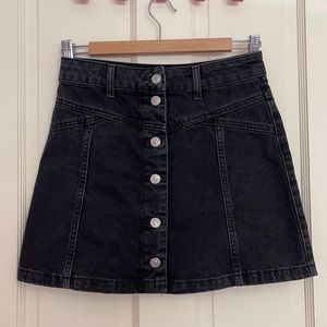 MOTO Topshop Denim Mini Skirt